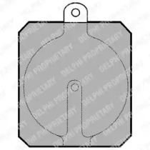 Комплект тормозных колодок DELPHI LP111