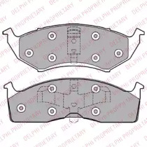 Комплект тормозных колодок DELPHI LP1166