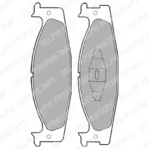 Комплект тормозных колодок DELPHI LP1170