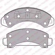 Комплект тормозных колодок DELPHI LP1173