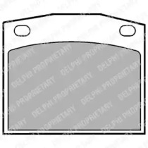 Комплект тормозных колодок DELPHI LP118