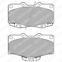 Комплект тормозных колодок DELPHI LP1405