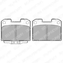 Комплект тормозных колодок DELPHI LP1427