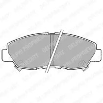 Комплект тормозных колодок DELPHI LP1449