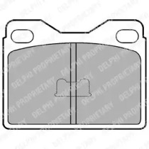 Комплект тормозных колодок DELPHI LP145