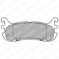 Комплект тормозных колодок DELPHI LP1452