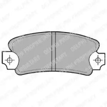 Комплект тормозных колодок DELPHI LP146