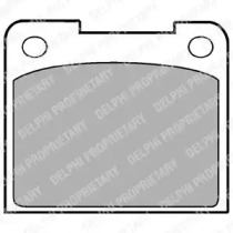 Комплект тормозных колодок DELPHI LP15
