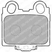 Комплект тормозных колодок DELPHI LP1510