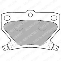 Комплект тормозных колодок DELPHI LP1513