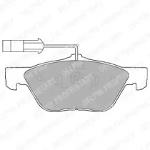 Комплект тормозных колодок DELPHI LP1537