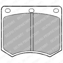 Комплект тормозных колодок DELPHI LP154