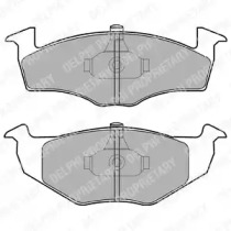 Комплект тормозных колодок DELPHI LP1601