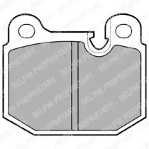 Комплект тормозных колодок DELPHI LP161