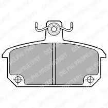 Комплект тормозных колодок DELPHI LP168