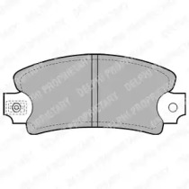 Комплект тормозных колодок DELPHI LP171