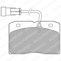 Комплект тормозных колодок DELPHI LP1775