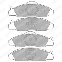 Комплект тормозных колодок DELPHI LP1817