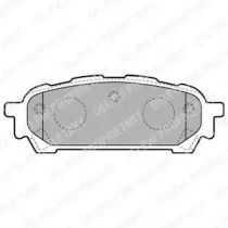 Комплект тормозных колодок DELPHI LP1822