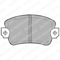 Комплект тормозных колодок DELPHI LP197