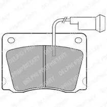 Комплект тормозных колодок DELPHI LP209