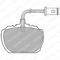Комплект тормозных колодок DELPHI LP216