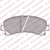 Комплект тормозных колодок DELPHI LP2229