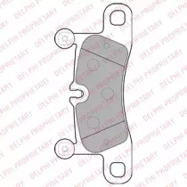 Комплект тормозных колодок DELPHI LP2233