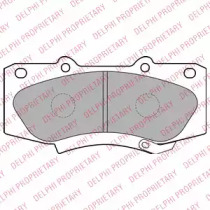 Комплект тормозных колодок DELPHI LP2244