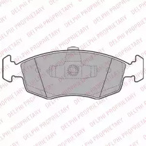 Комплект тормозных колодок DELPHI LP2274