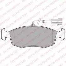 Комплект тормозных колодок DELPHI LP2288