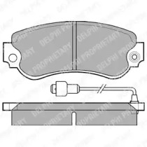 Комплект тормозных колодок DELPHI LP232
