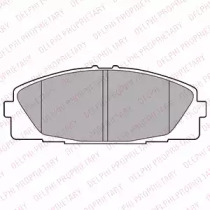 Комплект тормозных колодок DELPHI LP2473