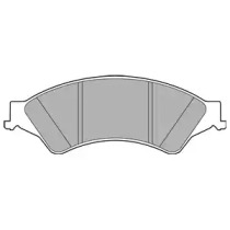 Комплект тормозных колодок DELPHI LP2484