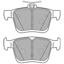 Комплект тормозных колодок DELPHI LP2490