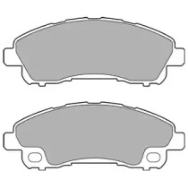 Комплект тормозных колодок, дисковый тормоз DELPHI LP2716
