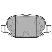 Комплект тормозных колодок DELPHI LP2761