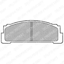 Комплект тормозных колодок DELPHI LP28