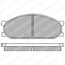 Комплект тормозных колодок DELPHI LP280