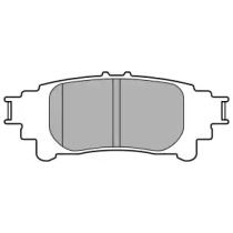 Комплект тормозных колодок DELPHI LP3155