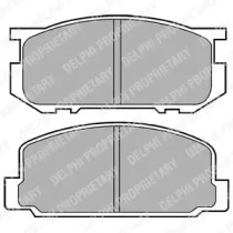 Комплект тормозных колодок DELPHI LP356