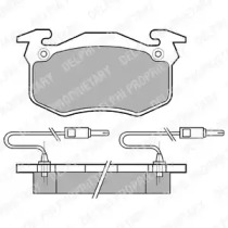 Комплект тормозных колодок DELPHI LP382