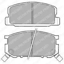 Комплект тормозных колодок DELPHI LP402