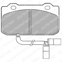 Комплект тормозных колодок DELPHI LP432