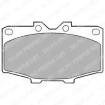 Комплект тормозных колодок DELPHI LP448