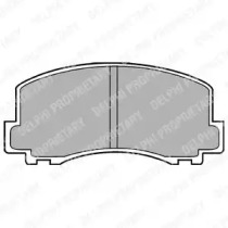 Комплект тормозных колодок DELPHI LP452