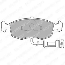 Комплект тормозных колодок DELPHI LP457