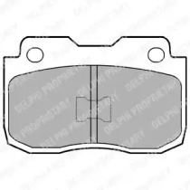 Комплект тормозных колодок DELPHI LP463