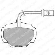 Комплект тормозных колодок DELPHI LP475