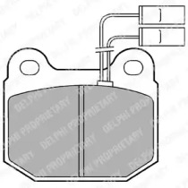Комплект тормозных колодок DELPHI LP485